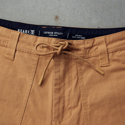 Roark - Layover Utility Shorts 18" - Lys-brun