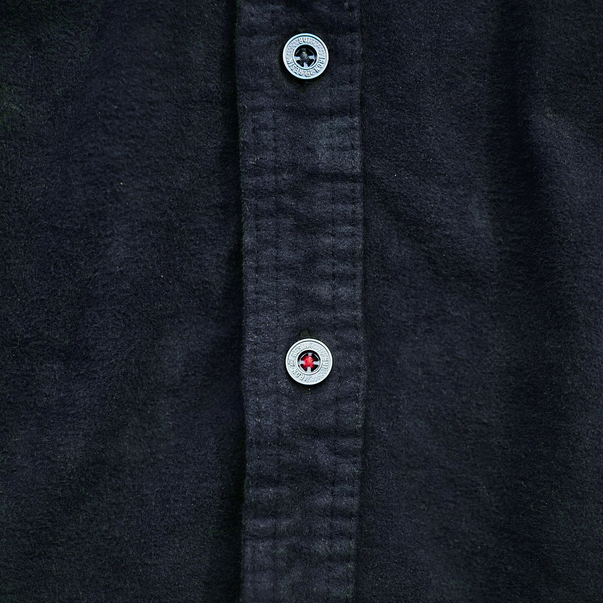 Iron & Resin - Journeyman Moleskin Shirt - Navy Blue