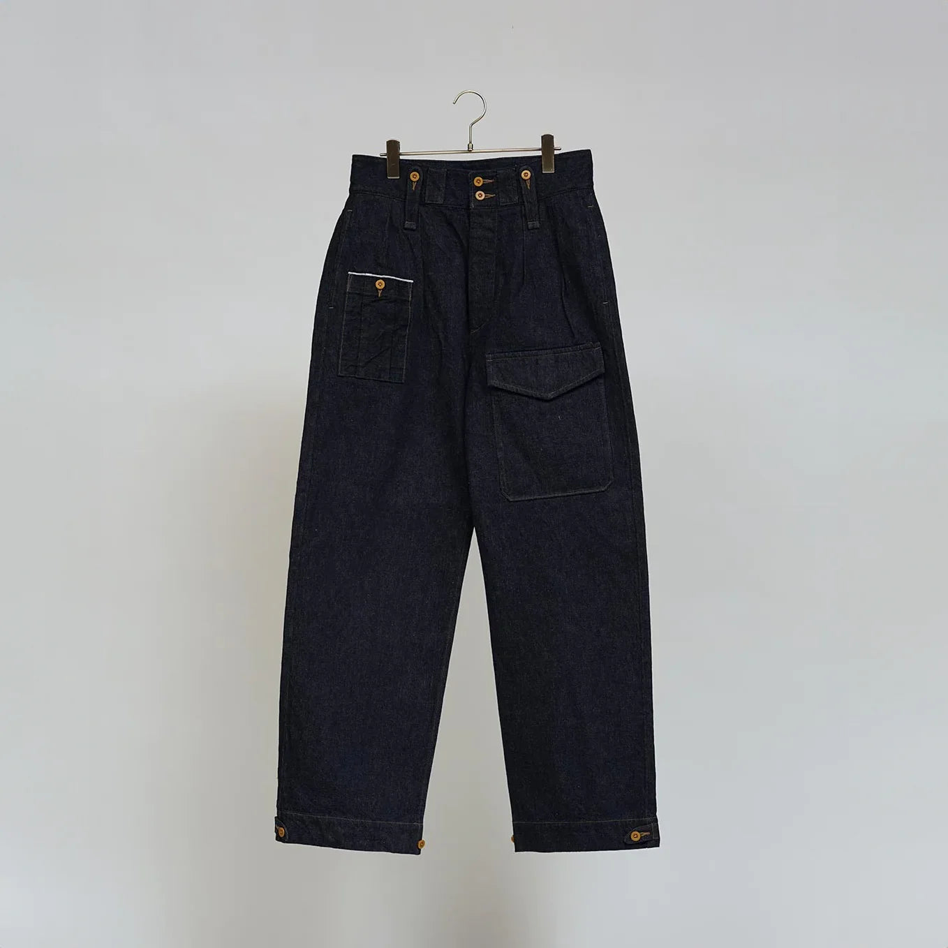 Nigel Cabourn - BRITISH ARMY PANT LOOSE DENIM BLUE – Jake's Apparel Nigel Cabourn - BRITISH ARMY PANT LOOSE DENIM BLUE – Jake's Apparel