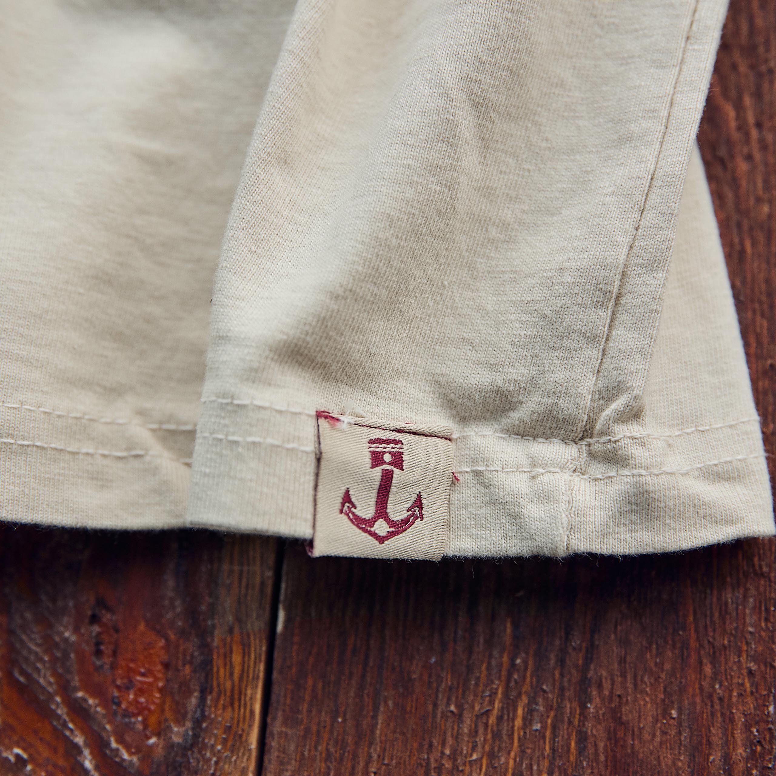 Iron & Resin - Faded Pocket Tee - Natural