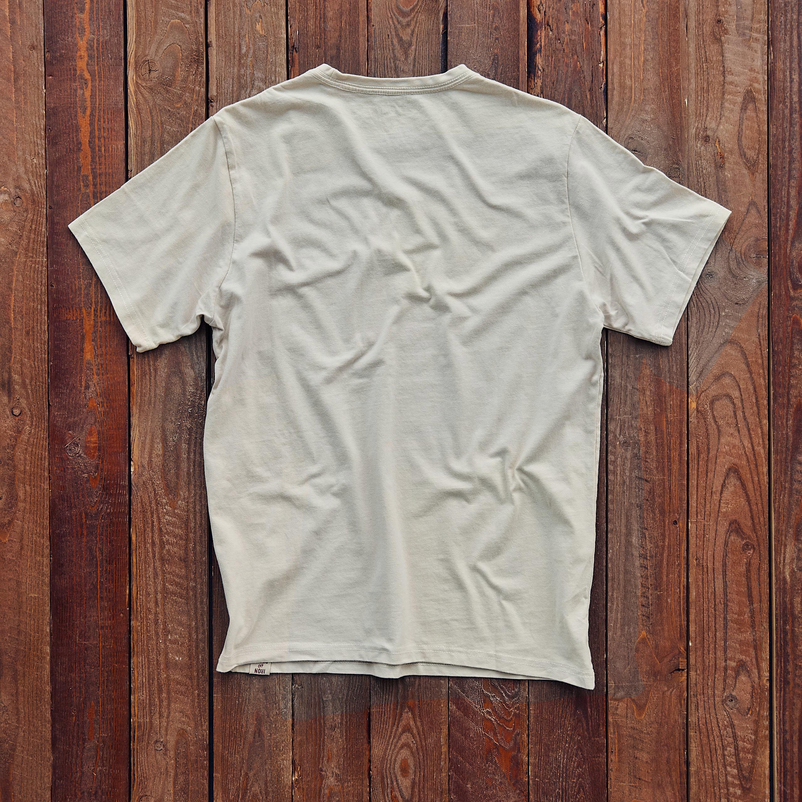 Iron & Resin - Faded Pocket Tee - Natural