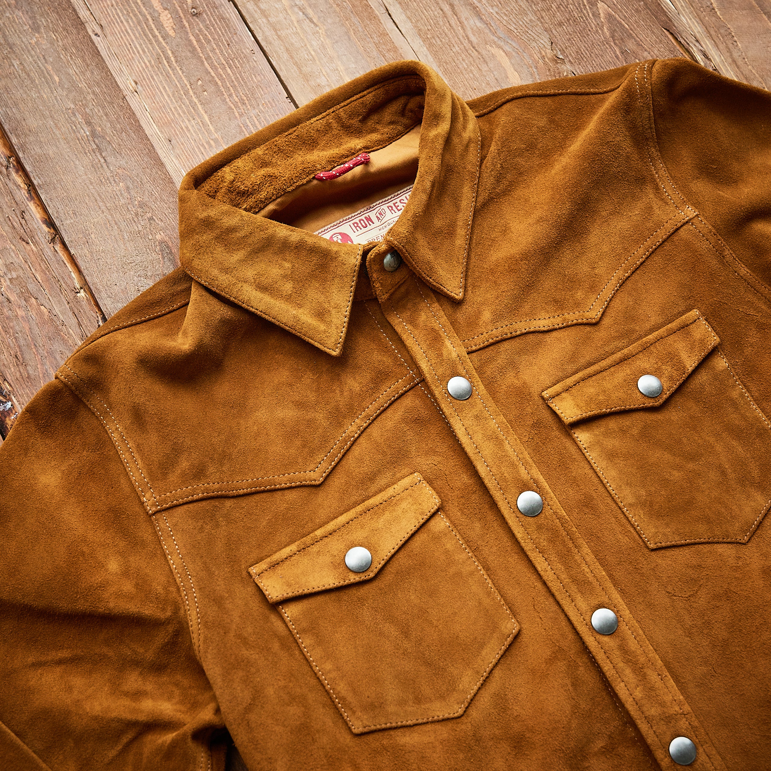 Iron & Resin - Buffalo Fence Shirt  Rough Out