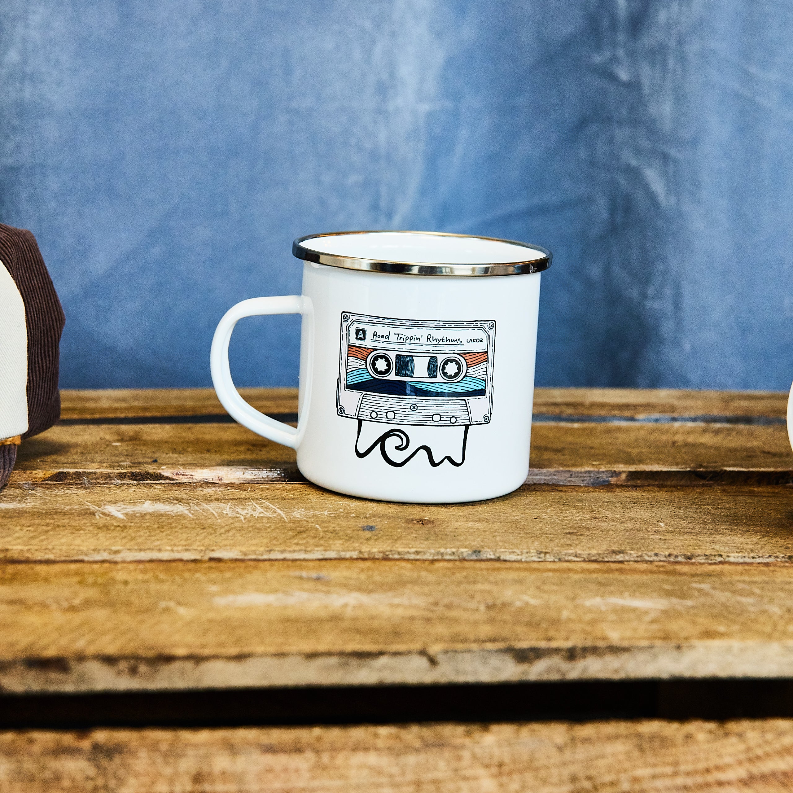 Lakor - ROAD TRIPPIN' RHYTHMS ENAMEL MUG