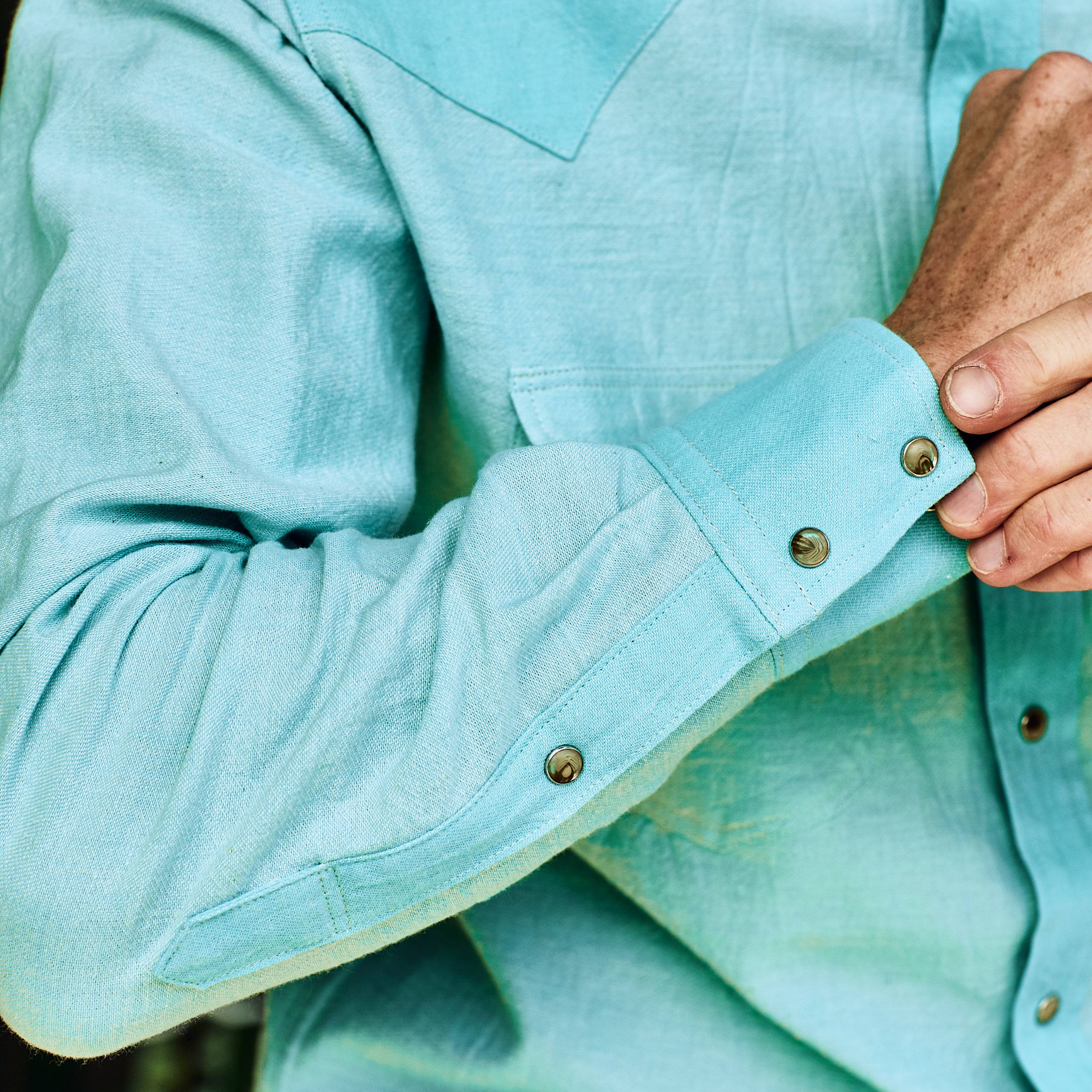 FBC TAILOR & SUPPLY - NAVAJO TURQUOISE SHIRT