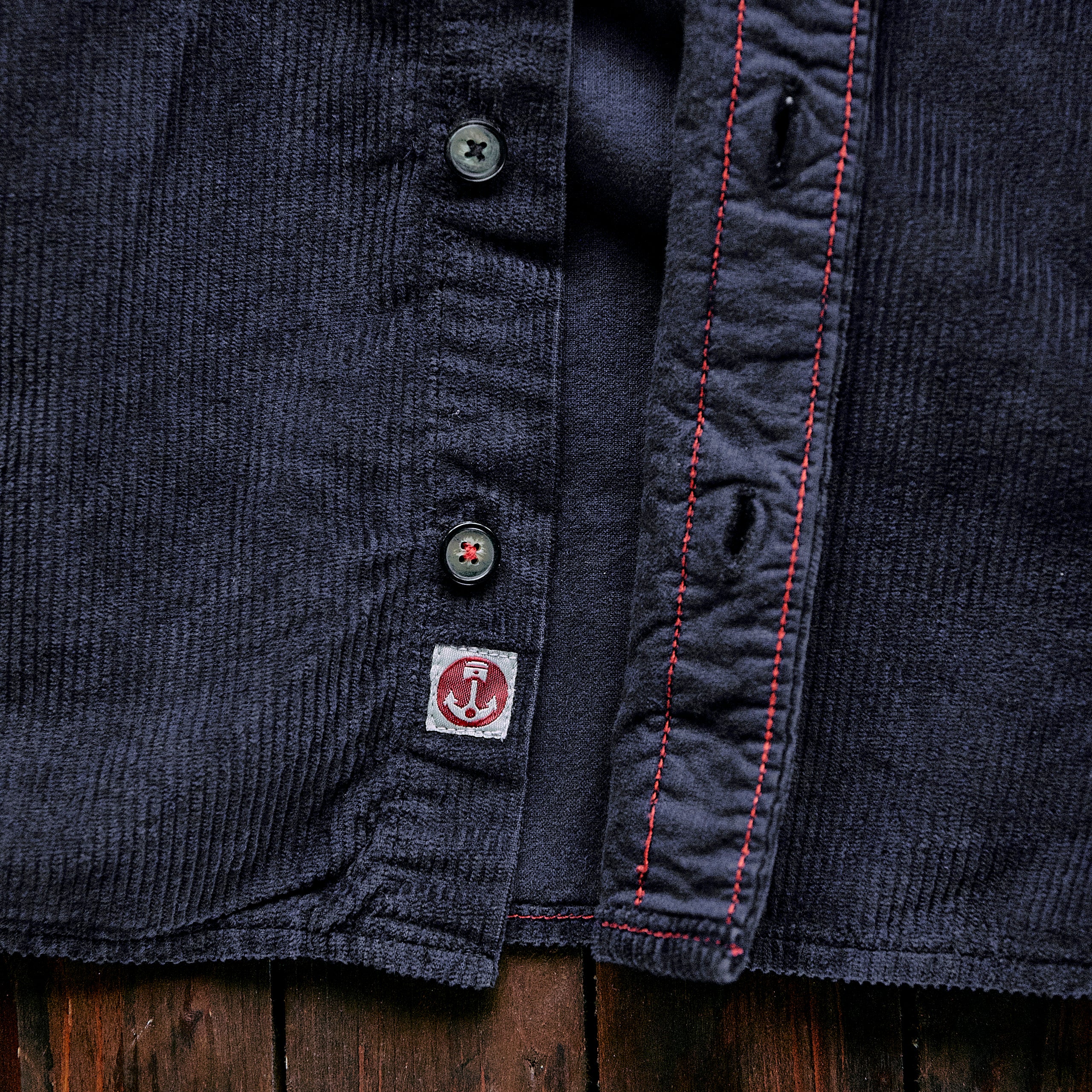 Iron & Resin - Forest Corduroy Shirt - Blue