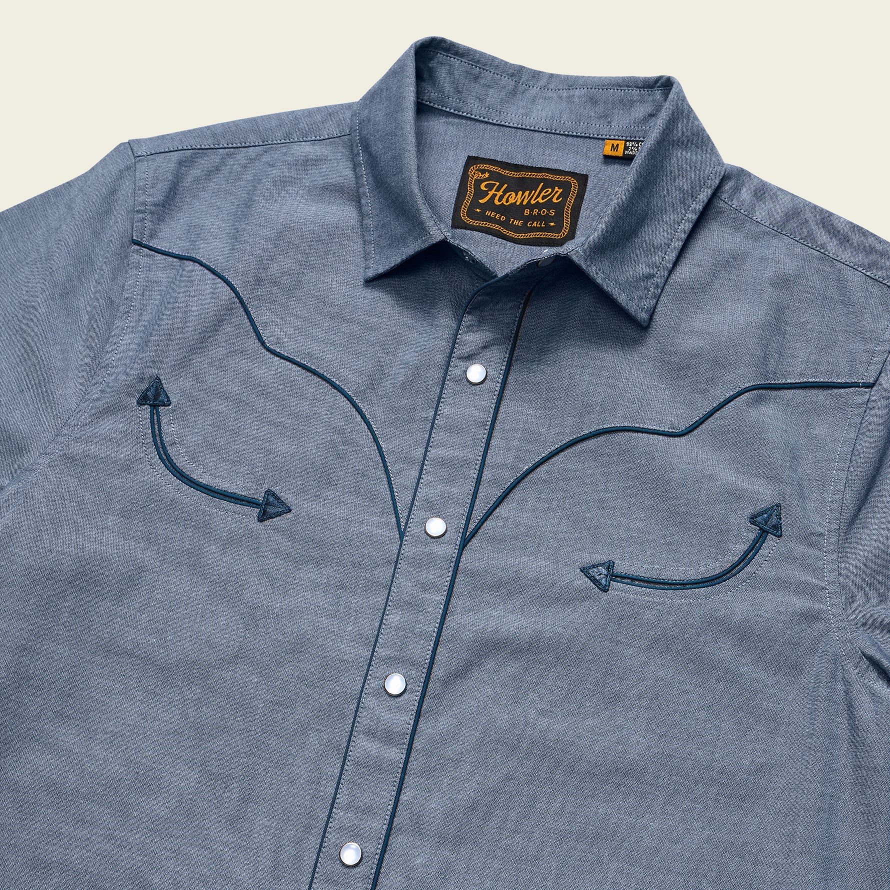 Howler Brothers - Broncbuster Snapshirt - Indigo