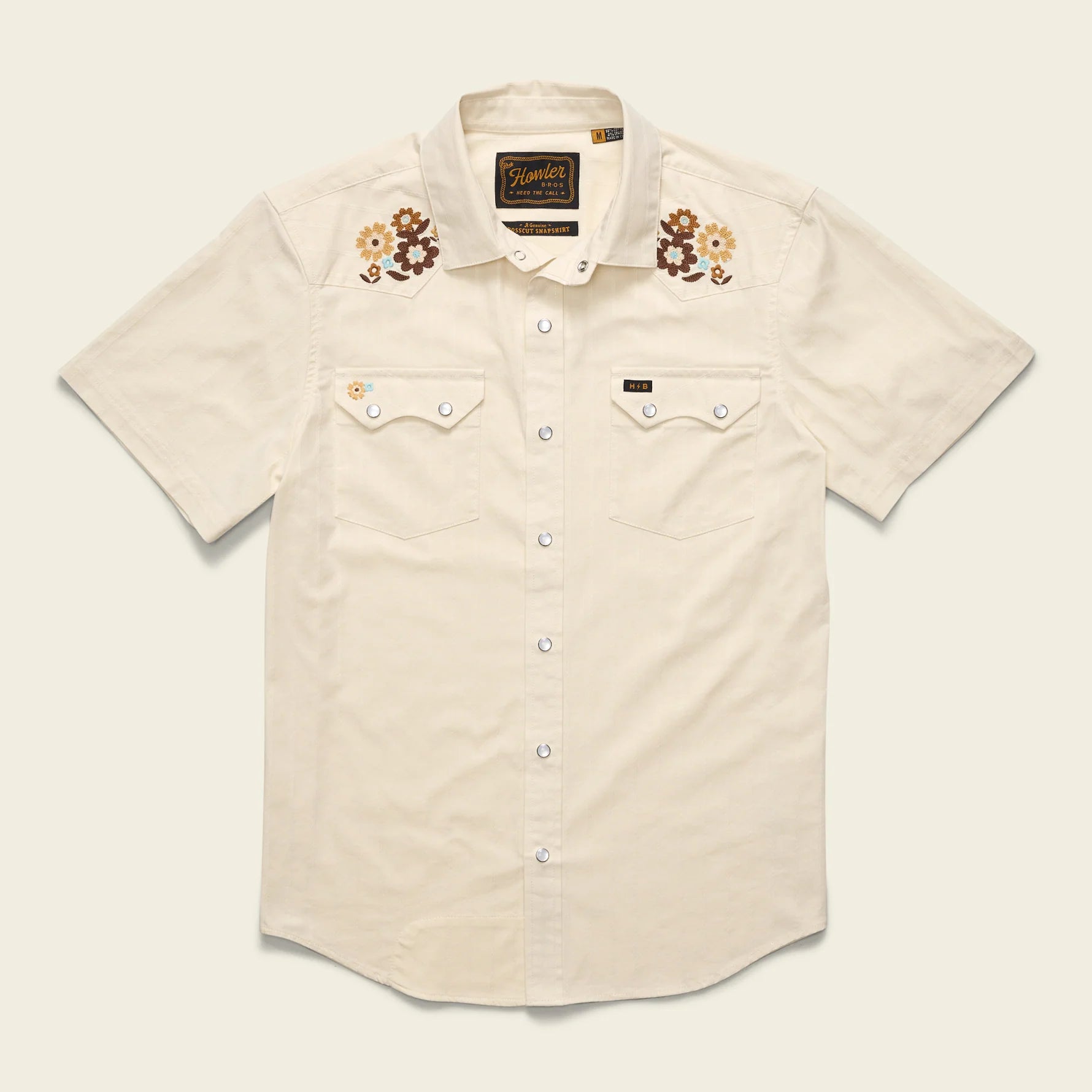 Howler Brothers - Crosscut Deluxe Shortsleeve Shirt - Flower Power