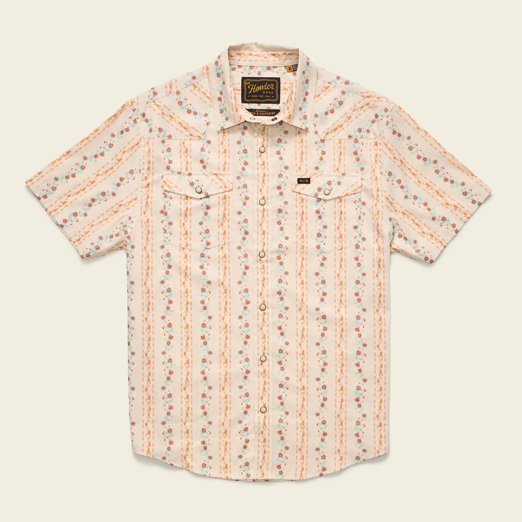 Howler Brothers - H Bar B Snapshirt - Riverbed Oxford