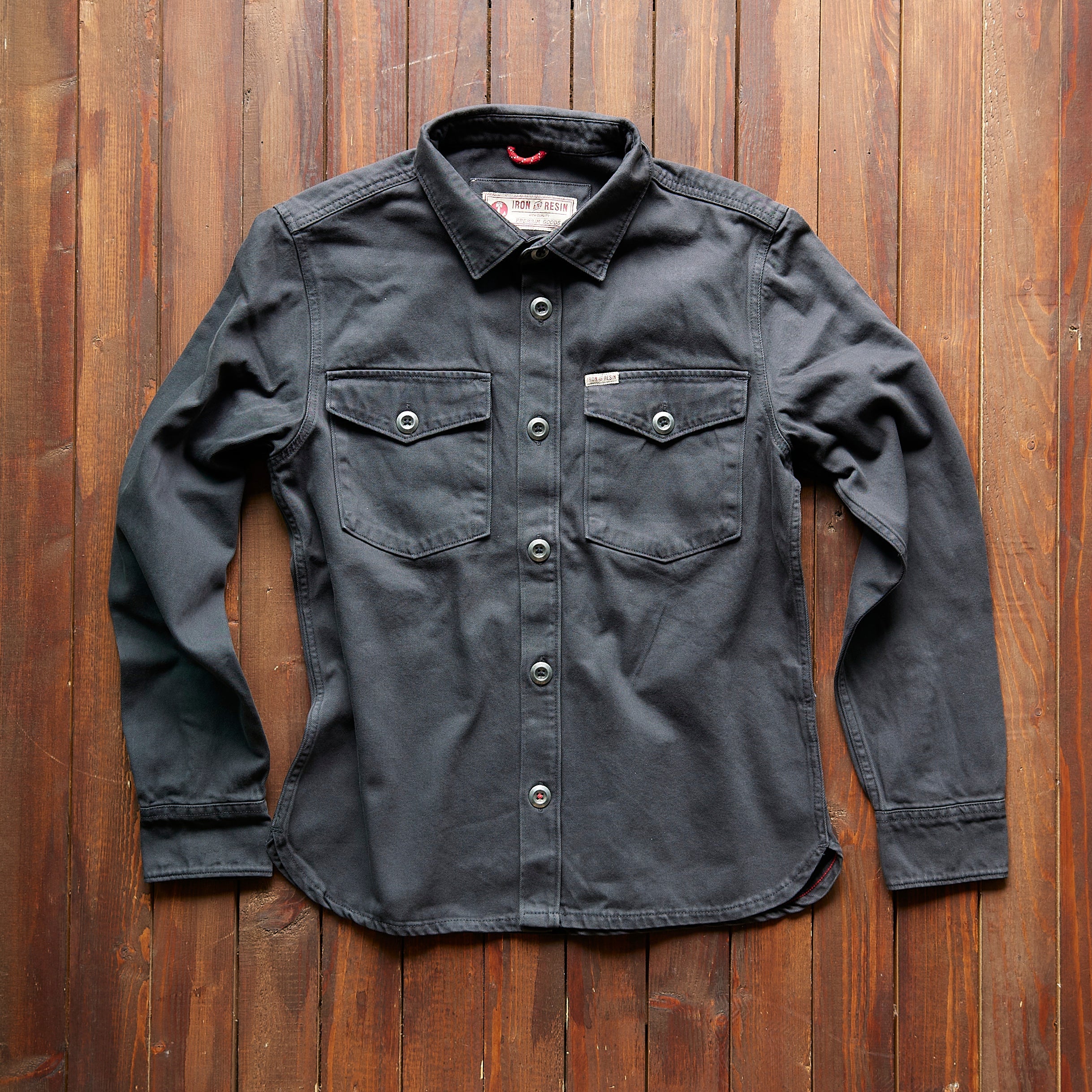 Iron & Resin - Mission Shirt - Charcoal