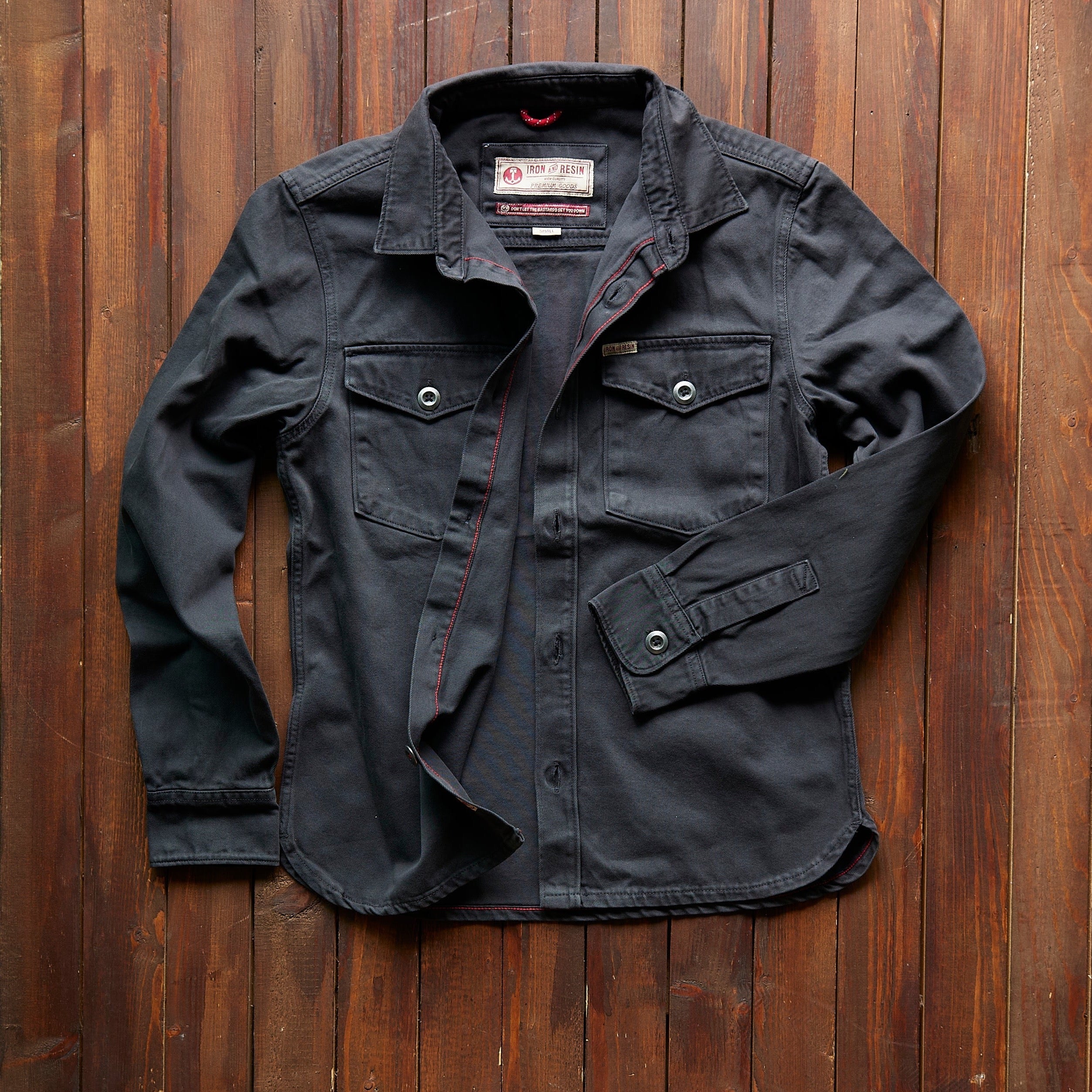 Iron & Resin - Mission Shirt - Charcoal