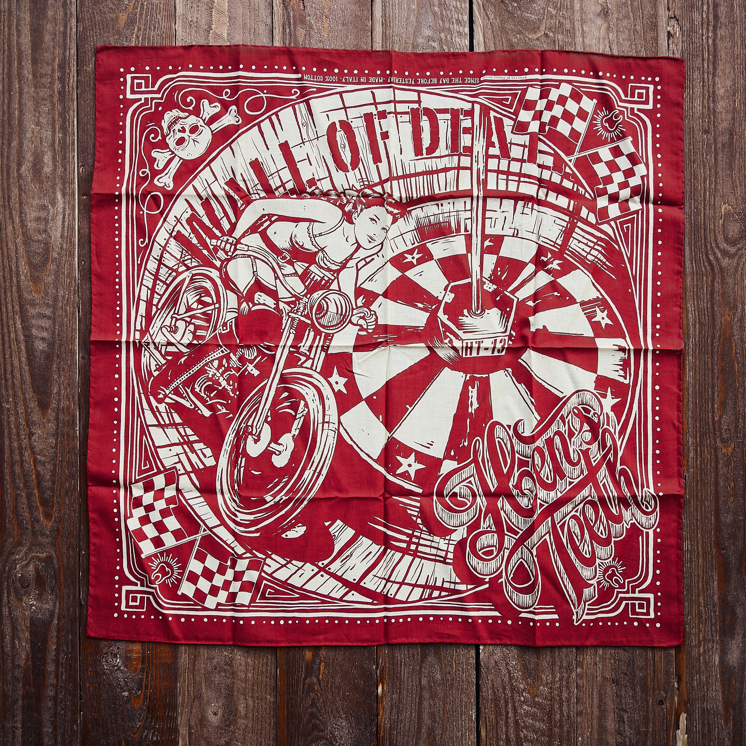 Hen's Teeth - Bandana - Red