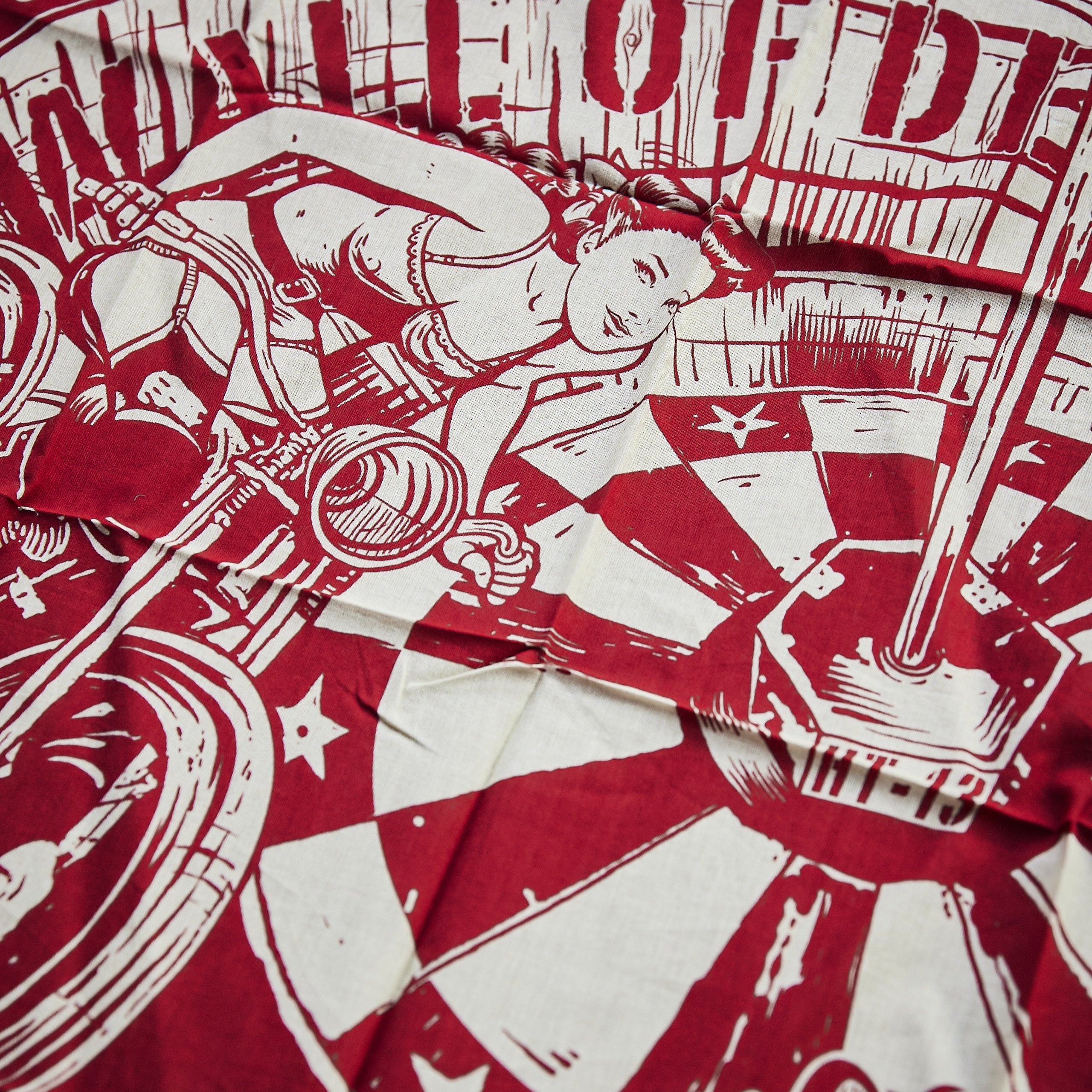 Hen's Teeth - Bandana - Red