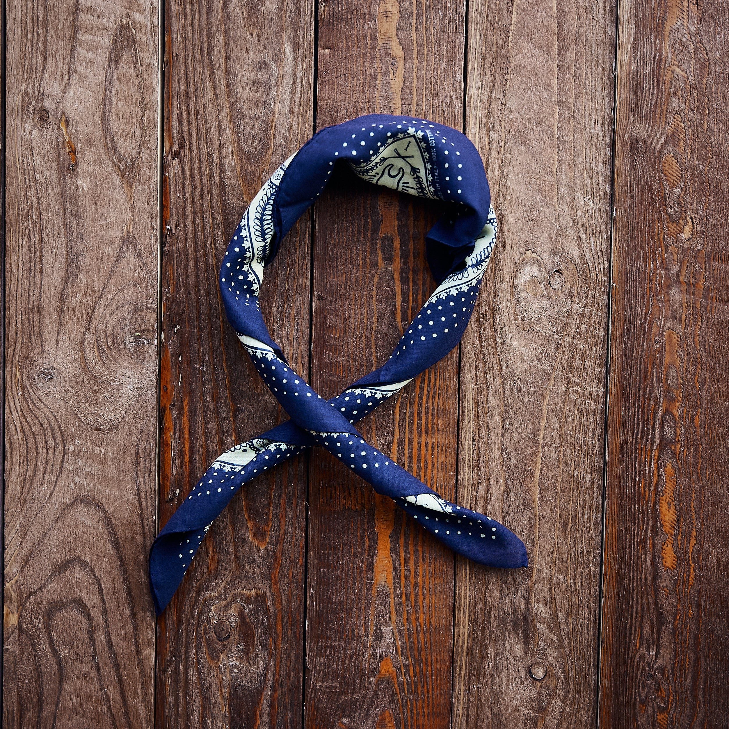 Hen's Teeths - Bandana - Blue (Dark)