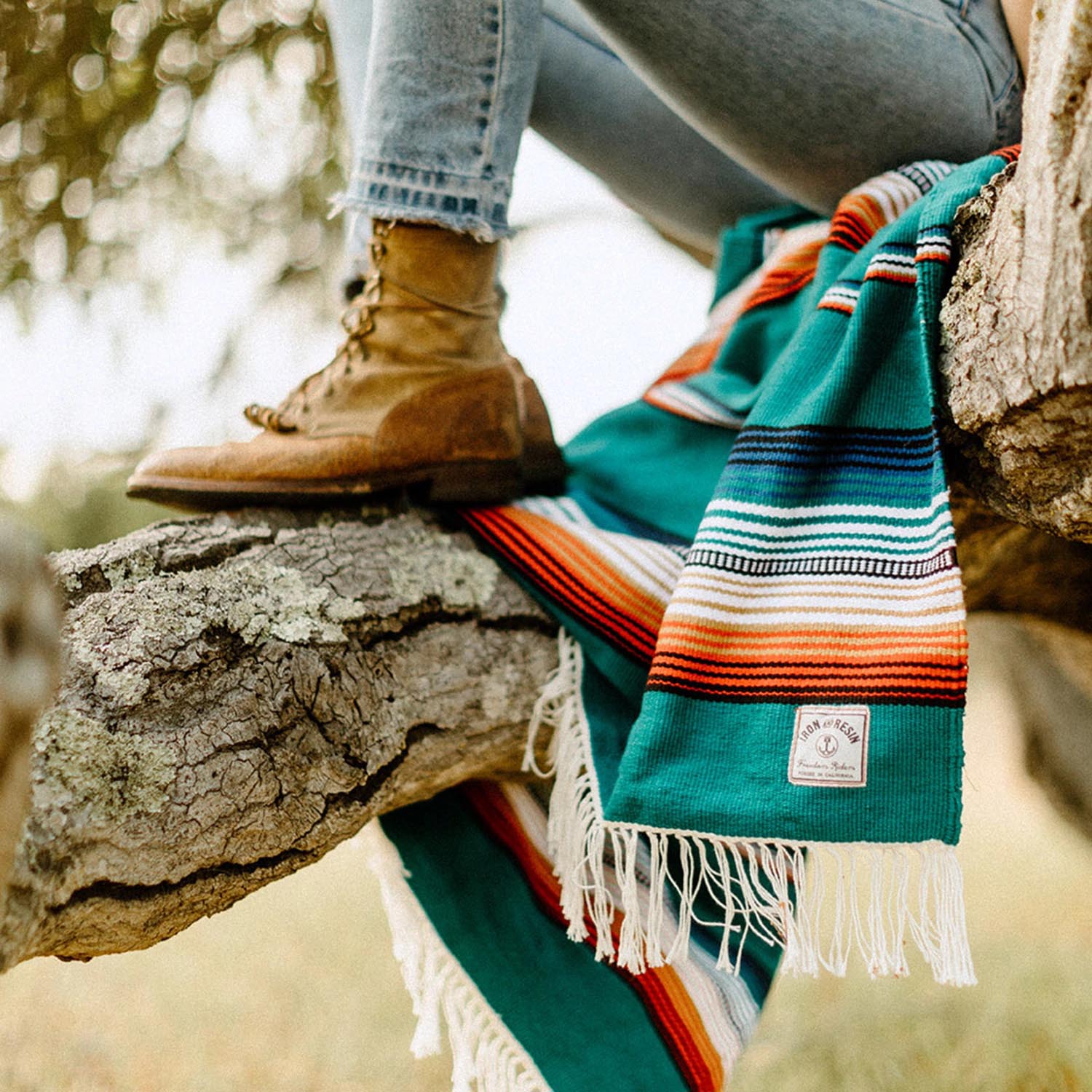 Iron & Resin - Del Sol Blanket - green