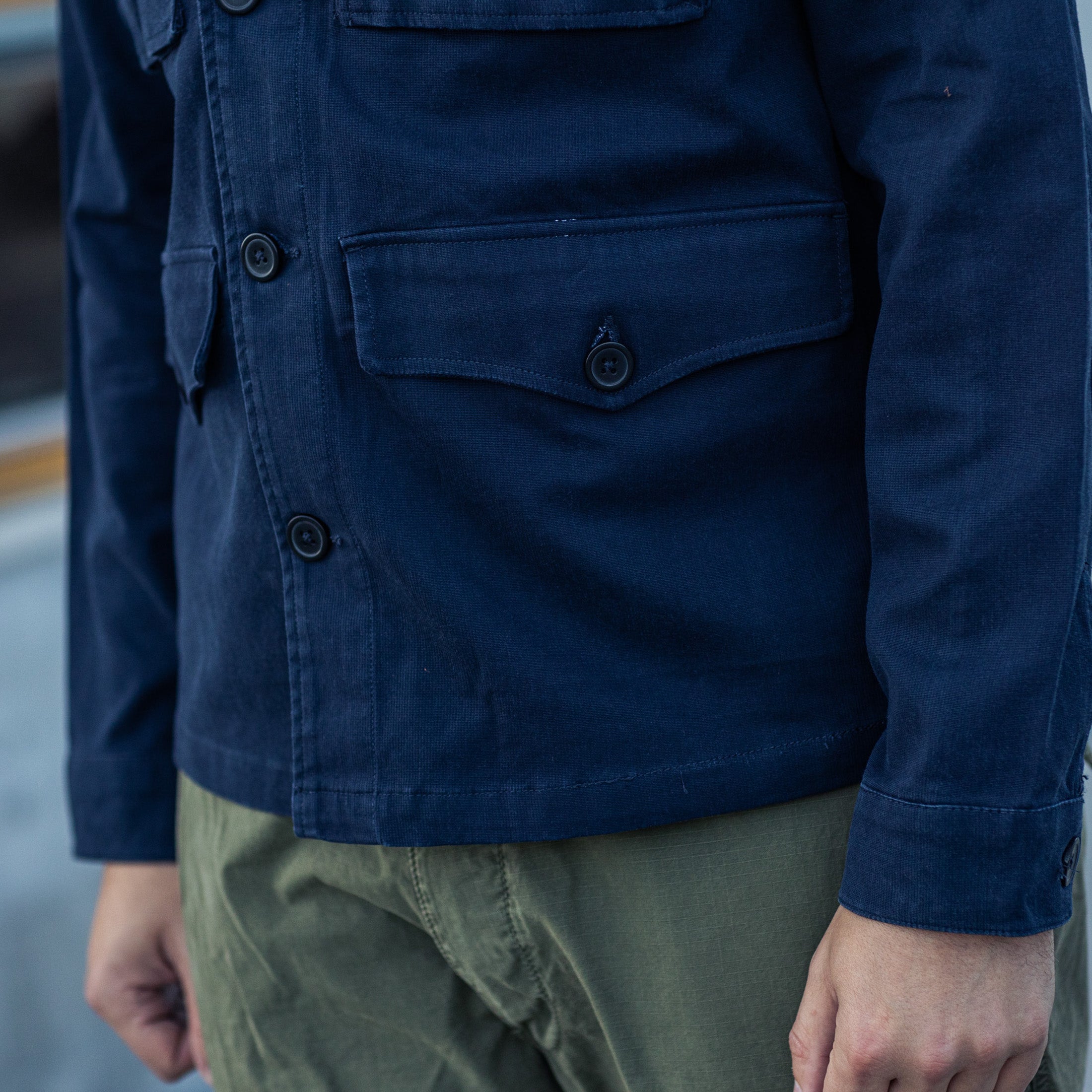 IRON & RESIN - MILITARY JACKET - NAVY