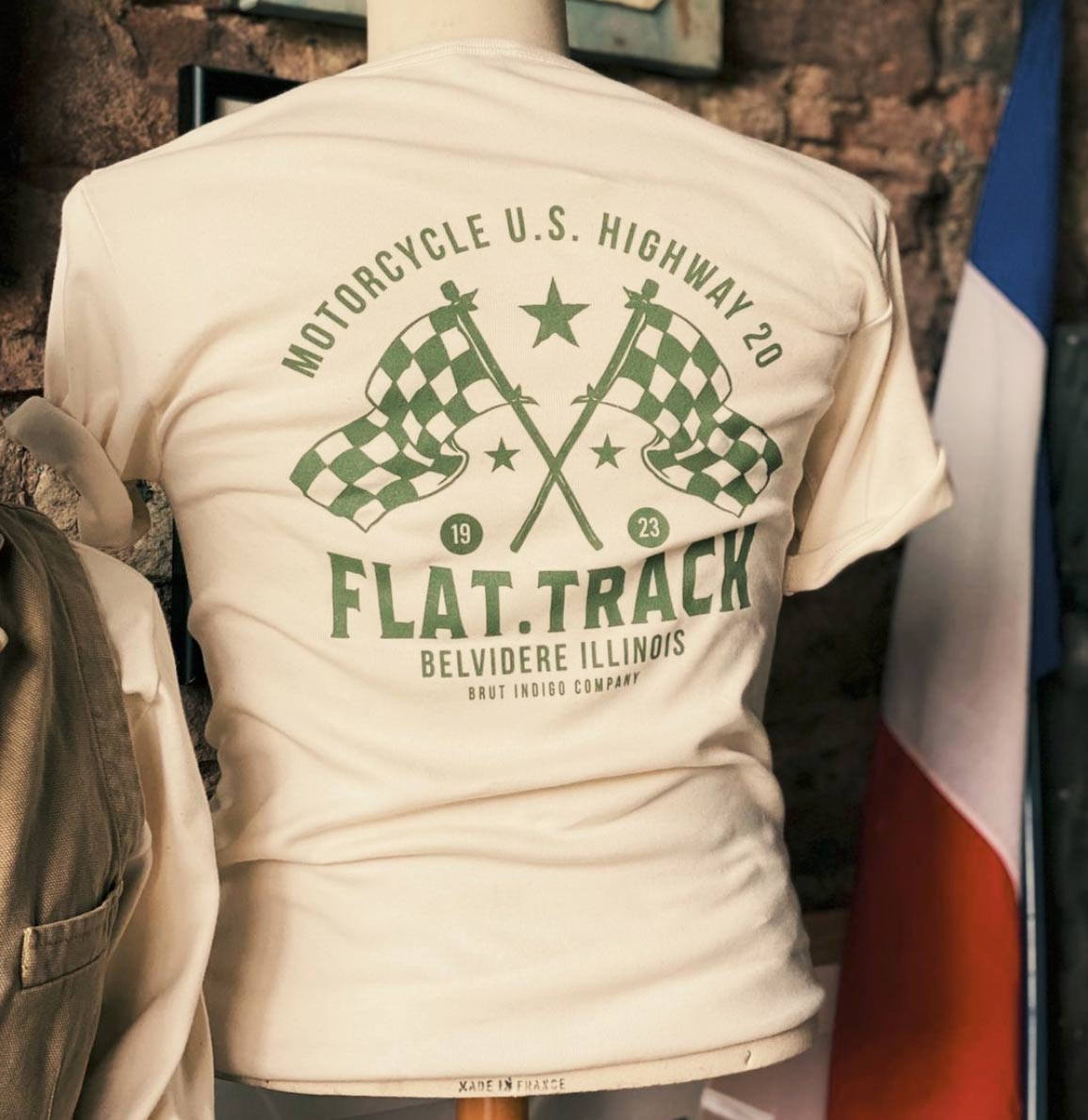 Brut Indigo - Flat track - kortærmet