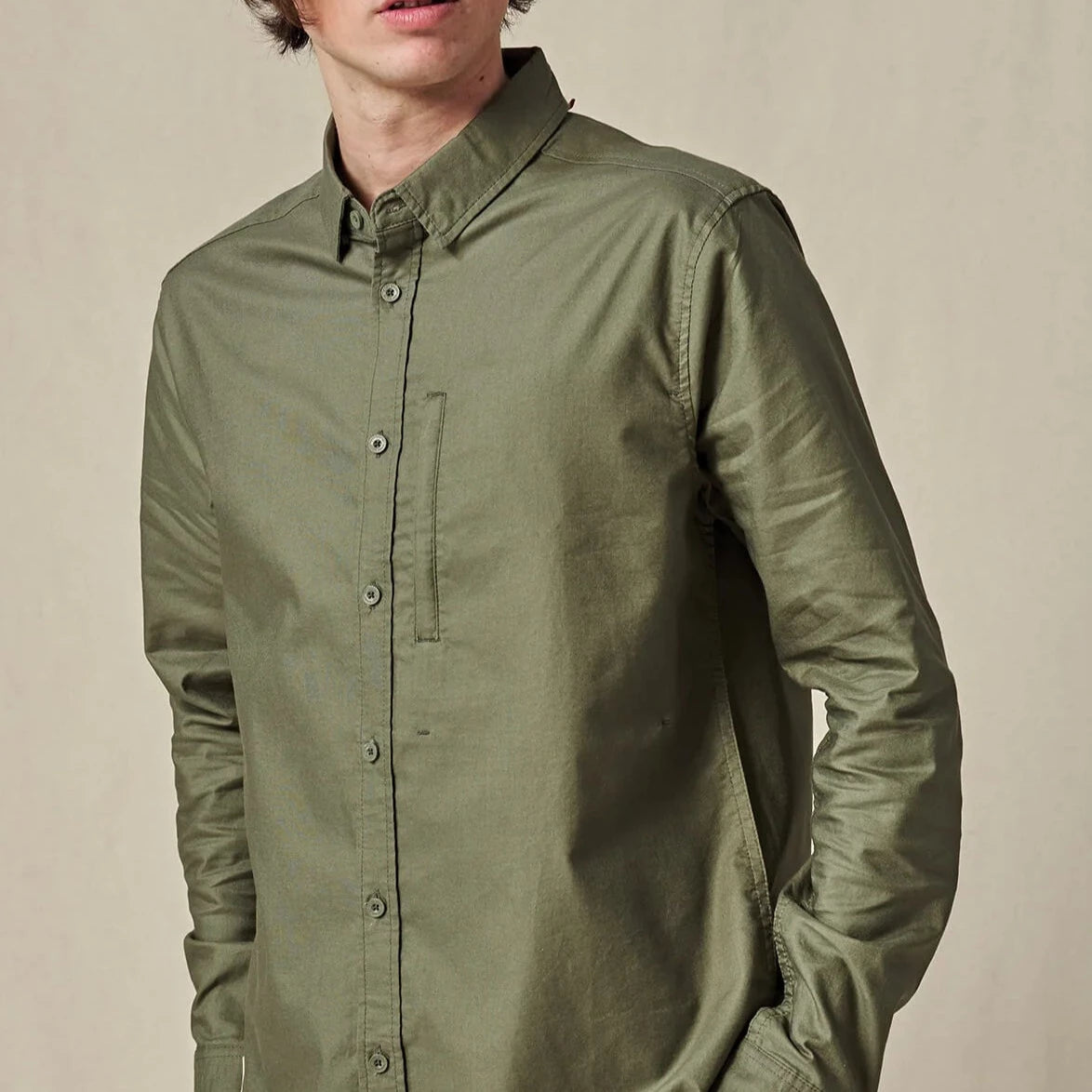 Globe - Foundation LS Shirt Olive