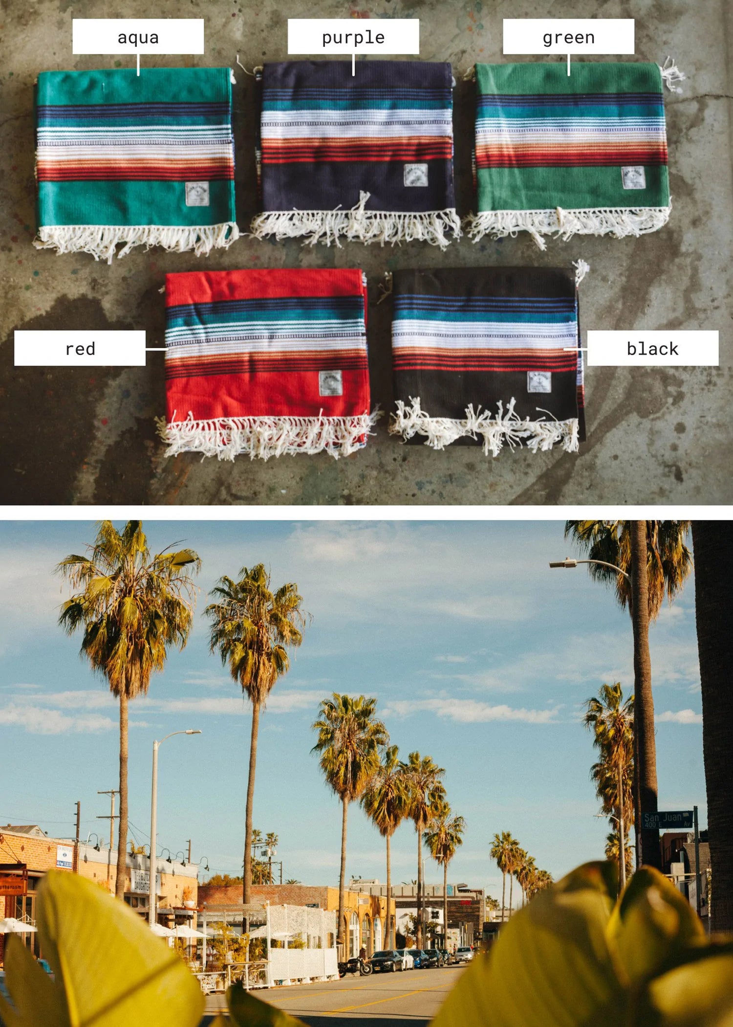 Iron & Resin - Del Sol Blanket - green