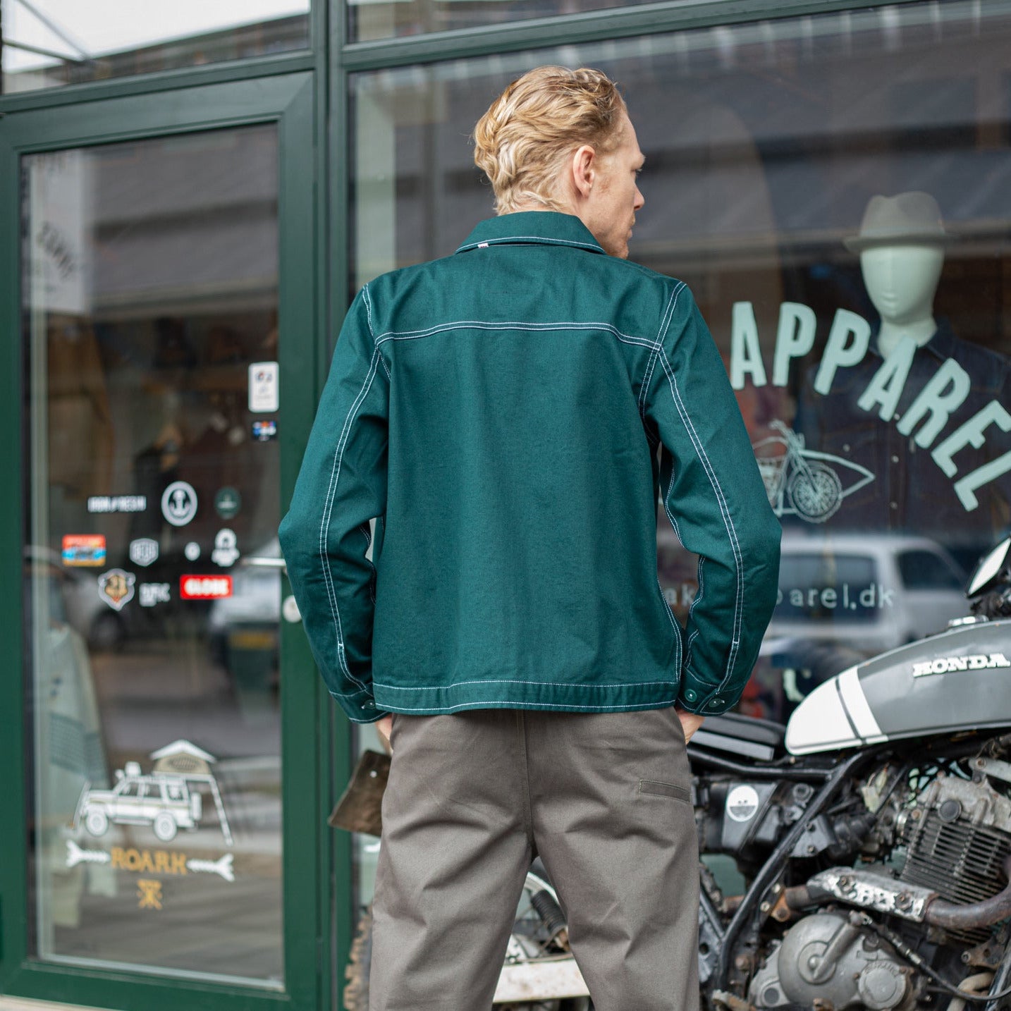 Globe - Off Course Twill Jacket - Night Green