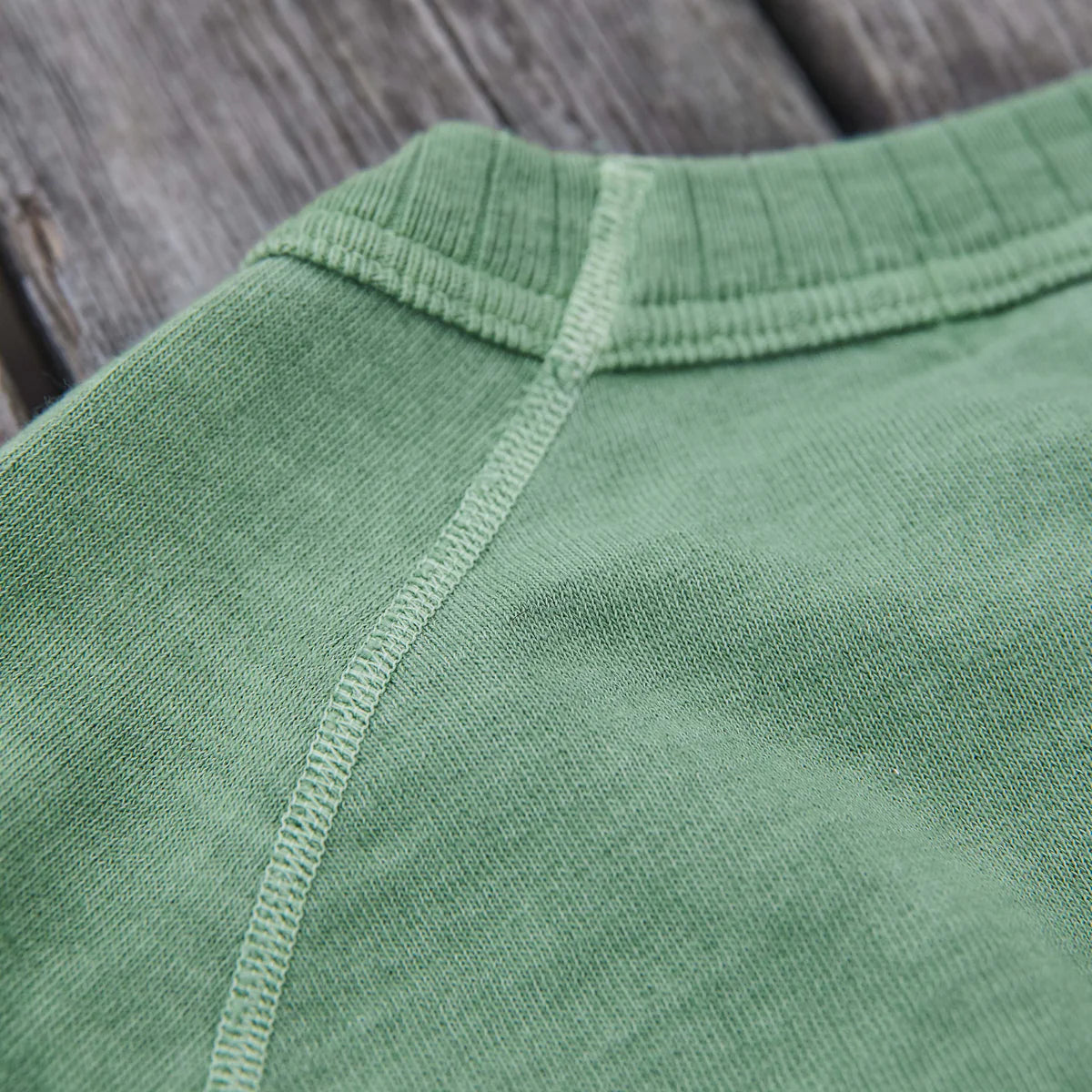 Nigel Cabourn - Kortærmet sweatshirt - pigment farvet