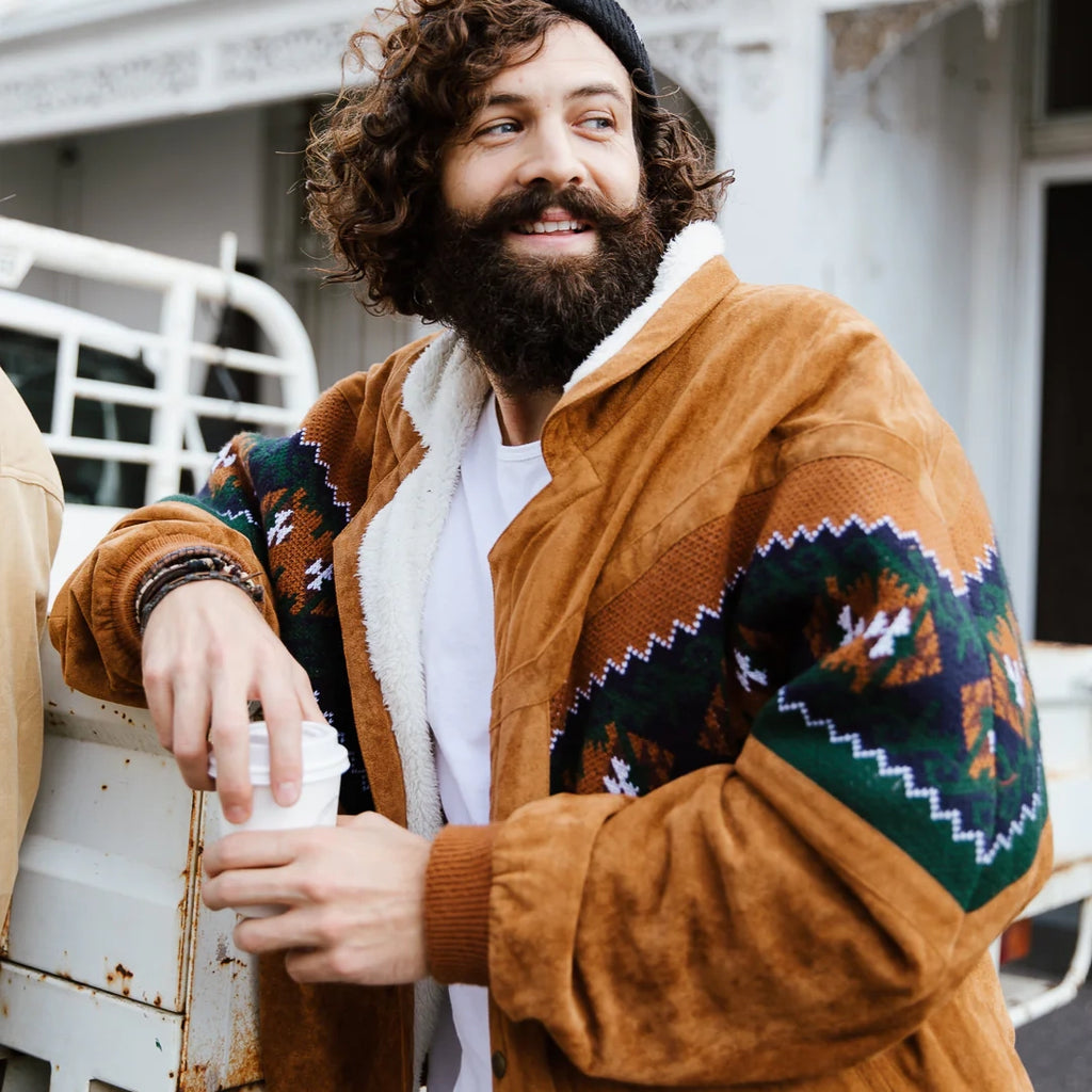 Ottway - The Rarebird Jacket - Brown/green