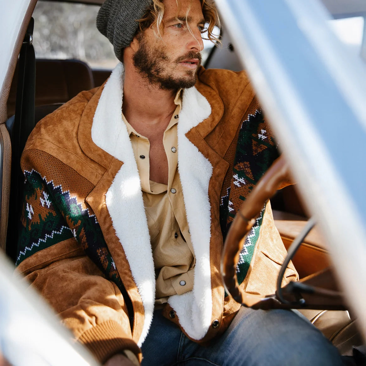 Ottway - The Rarebird Jacket - Brown/green