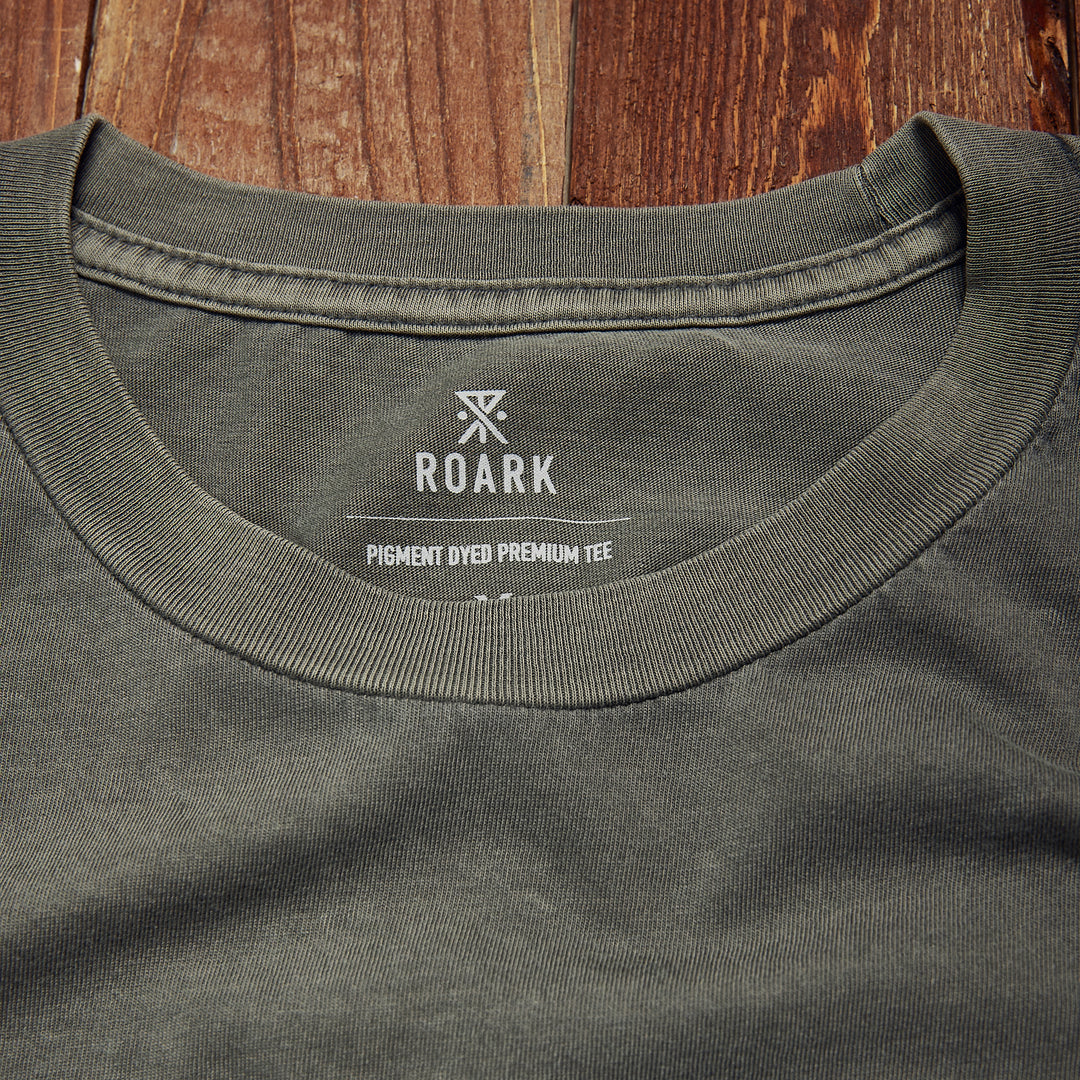 Roark - "Made To Fade" T-shirt - Military Green