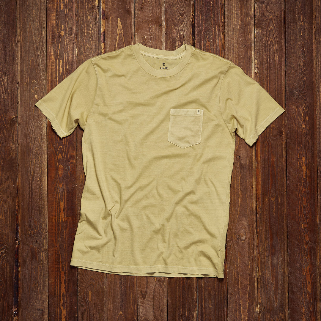 Roark - "Made To Fade" T-shirt - Yellow/Fern