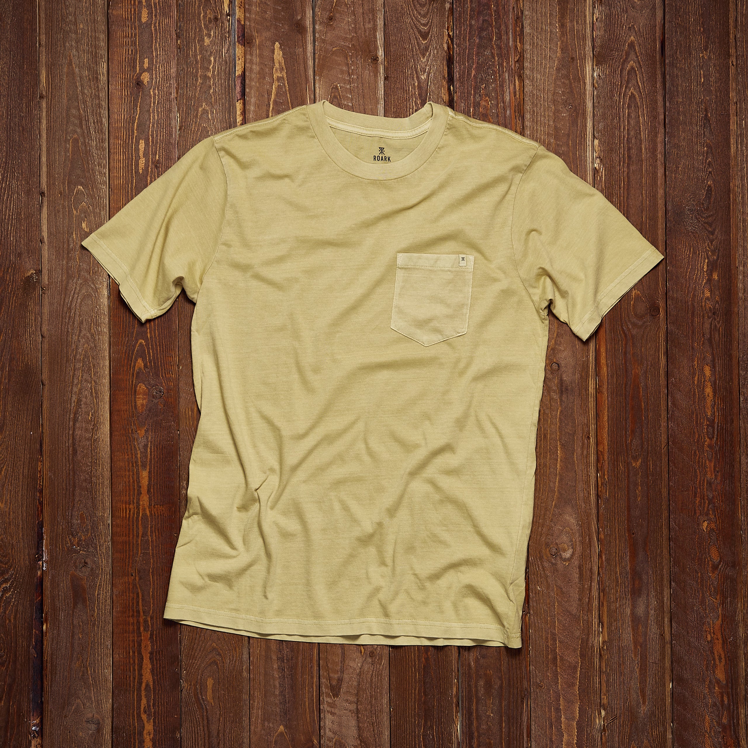 Roark - "Made To Fade" T-shirt - Gul/Fern