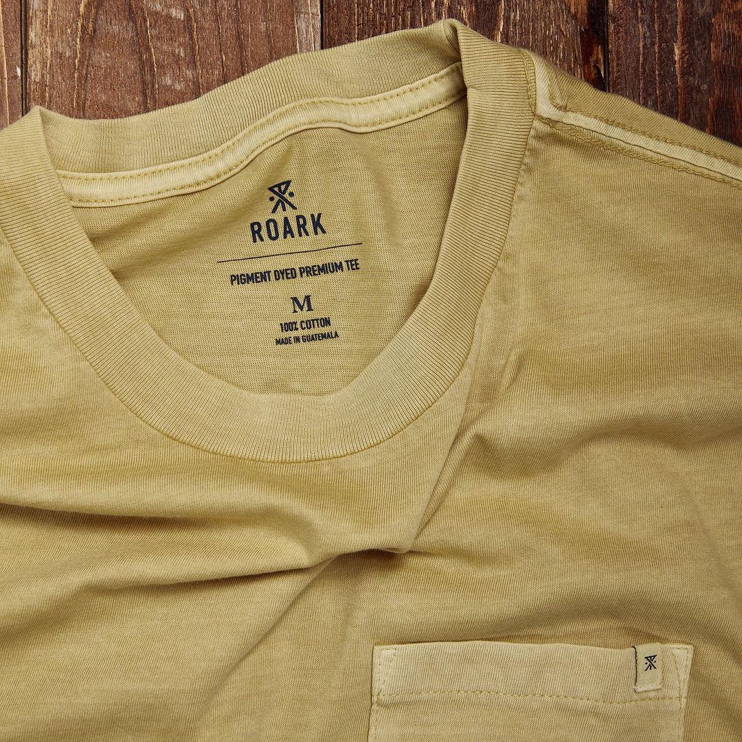 Roark - "Made To Fade" T-shirt - Yellow/Fern