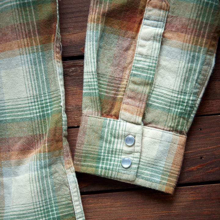 Pendleton - WYATT SHIRT - TAN/RED/GREEN
