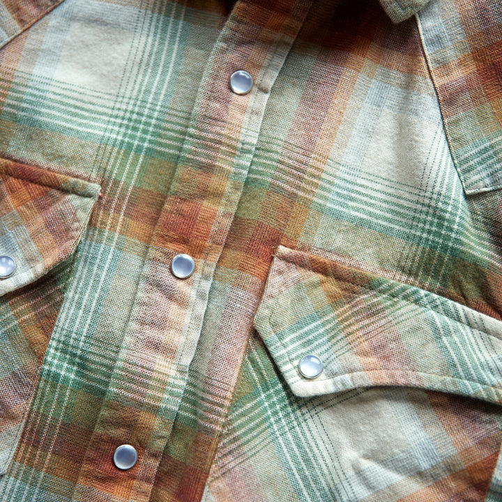 Pendleton - WYATT SHIRT - TAN/RED/GREEN