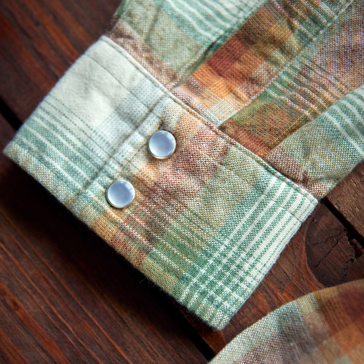 Pendleton - WYATT SHIRT - TAN/RED/GREEN