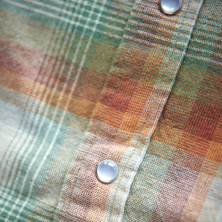 Pendleton - WYATT SHIRT - TAN/RED/GREEN