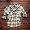 Pendleton - WYATT SHIRT - TAN/RED/GREEN