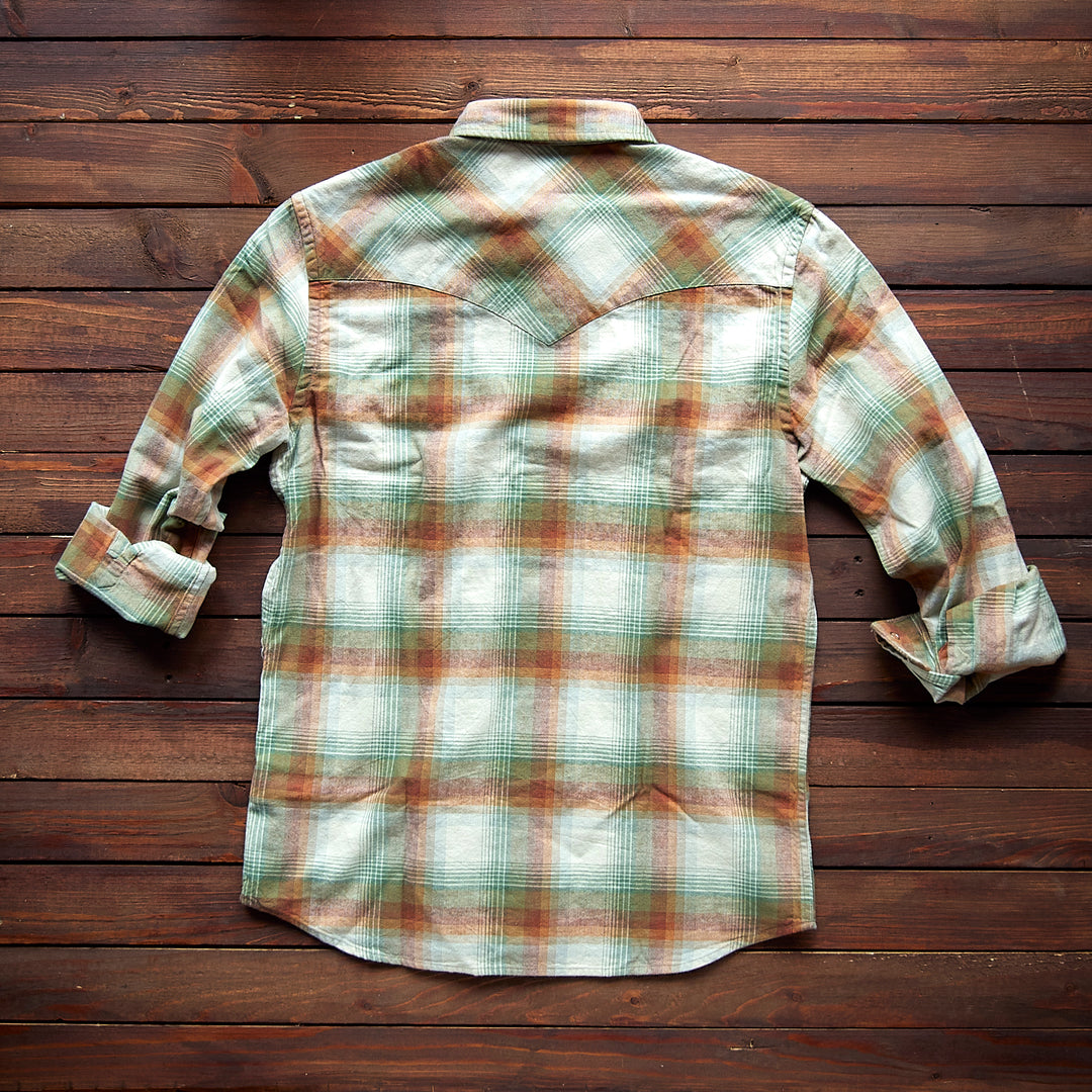 Pendleton - WYATT SHIRT - TAN/RED/GREEN