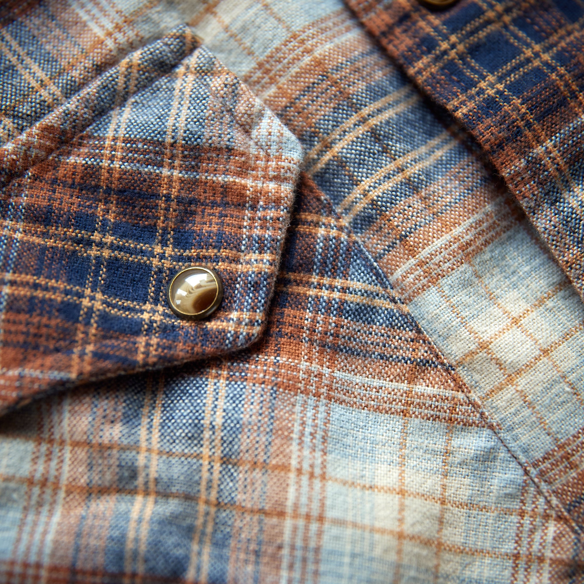 Pendleton - WYATT SHIRT - Brown/Blue