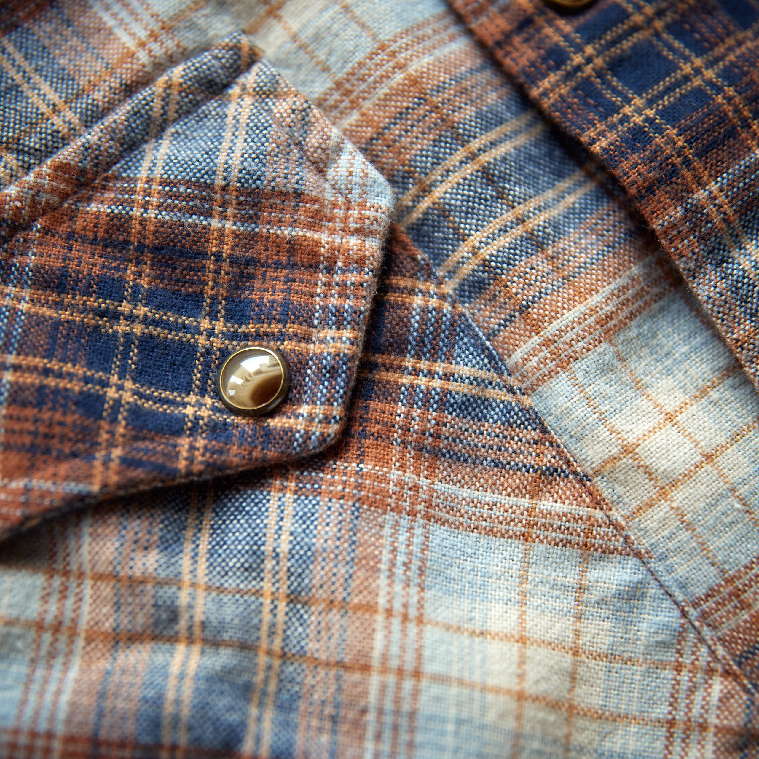 Pendleton - WYATT SHIRT - Brown/Blue