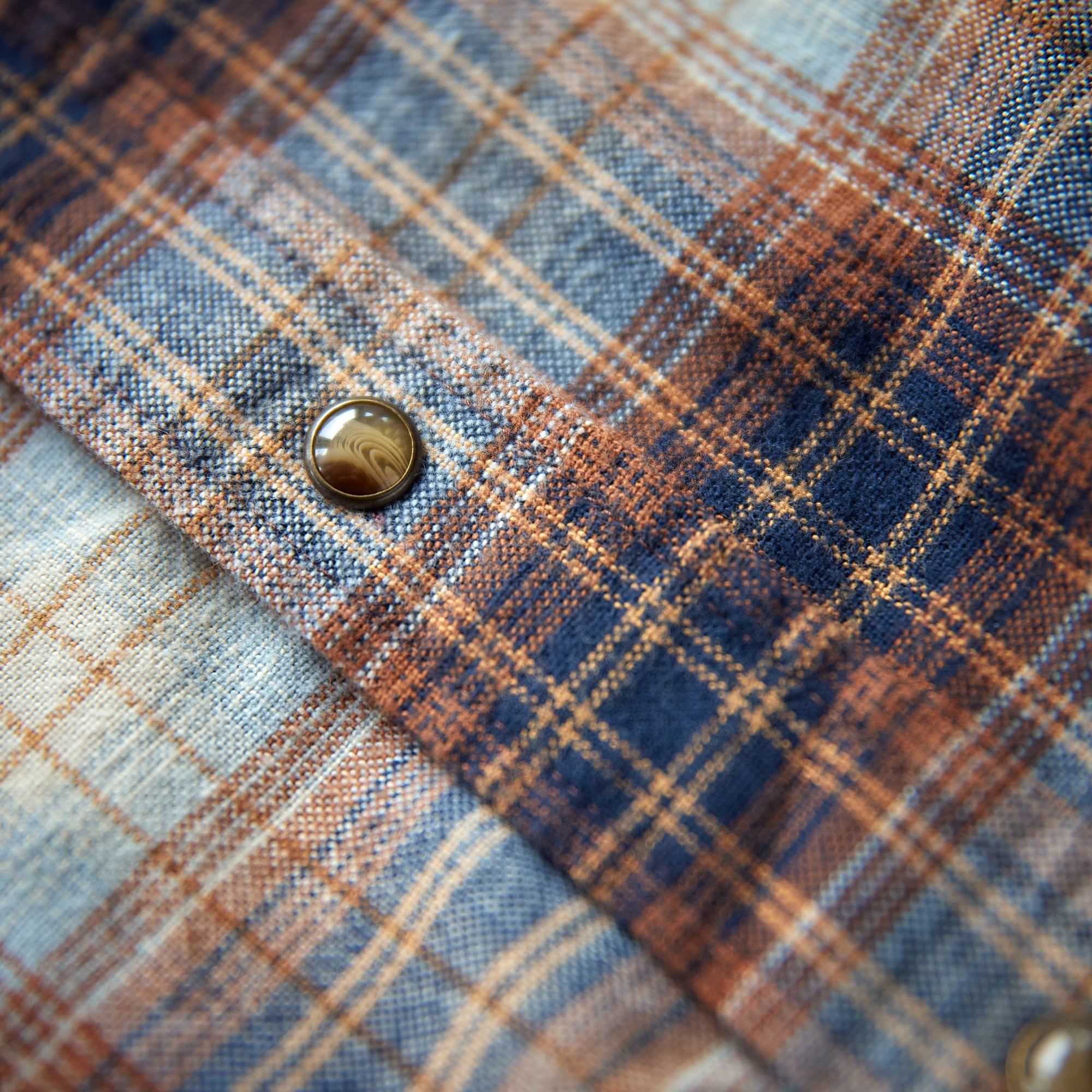 Pendleton - WYATT SHIRT - Brown/Blue