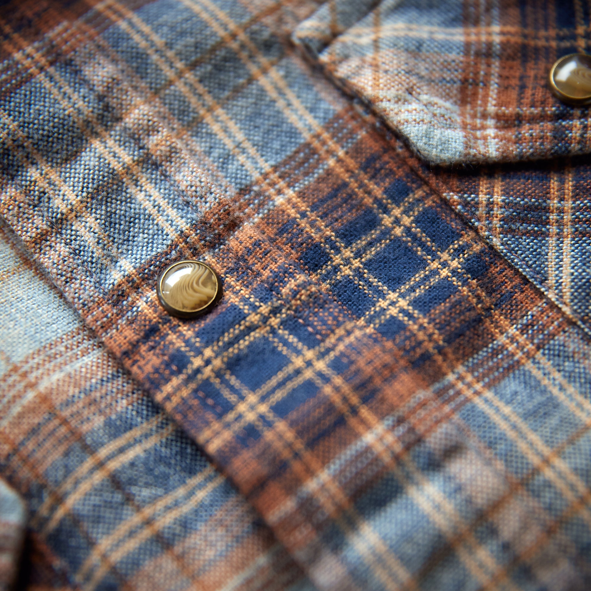 Pendleton - WYATT SHIRT - Brown/Blue