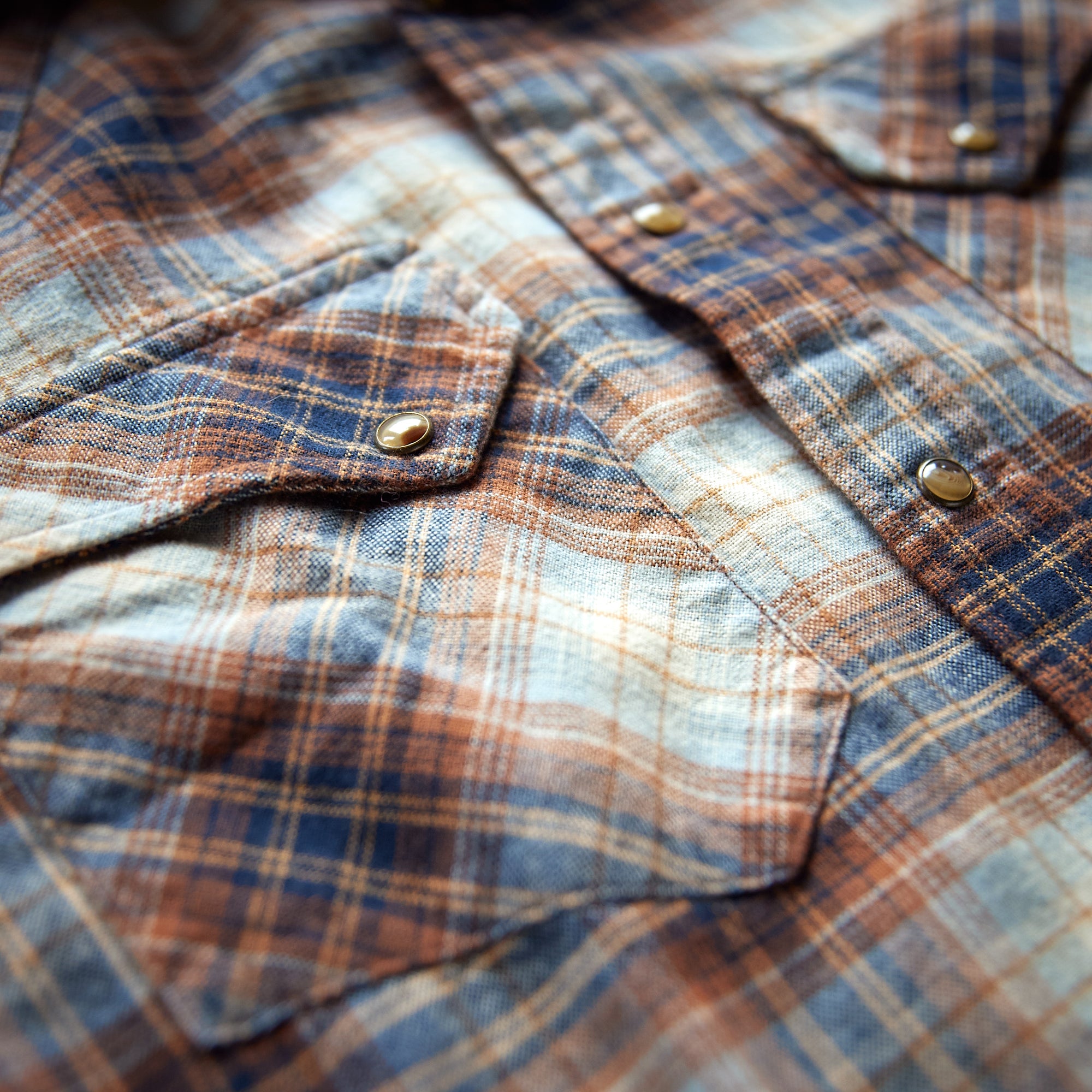 Pendleton - WYATT SHIRT - Brown/Blue