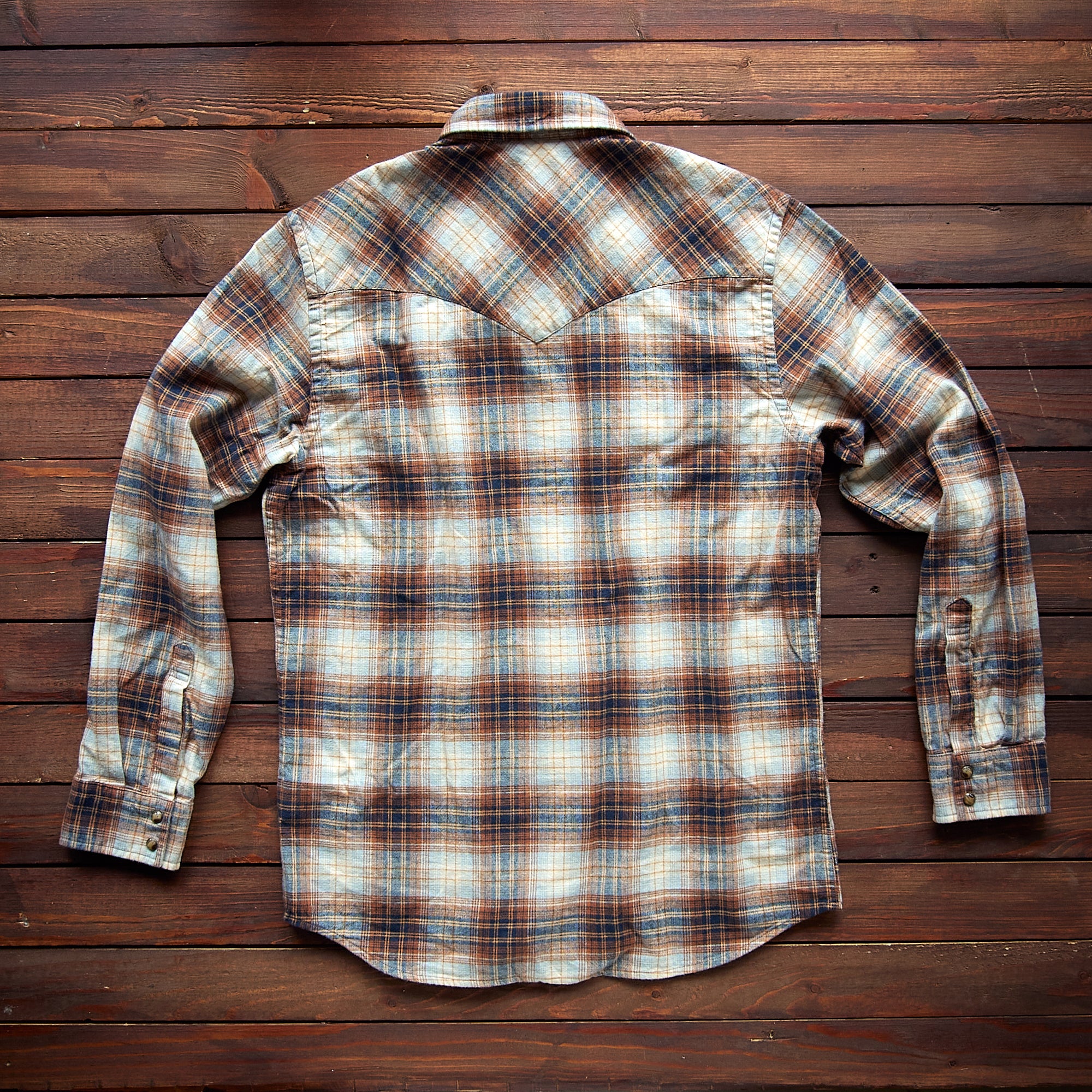 Pendleton - WYATT SHIRT - Brown/Blue