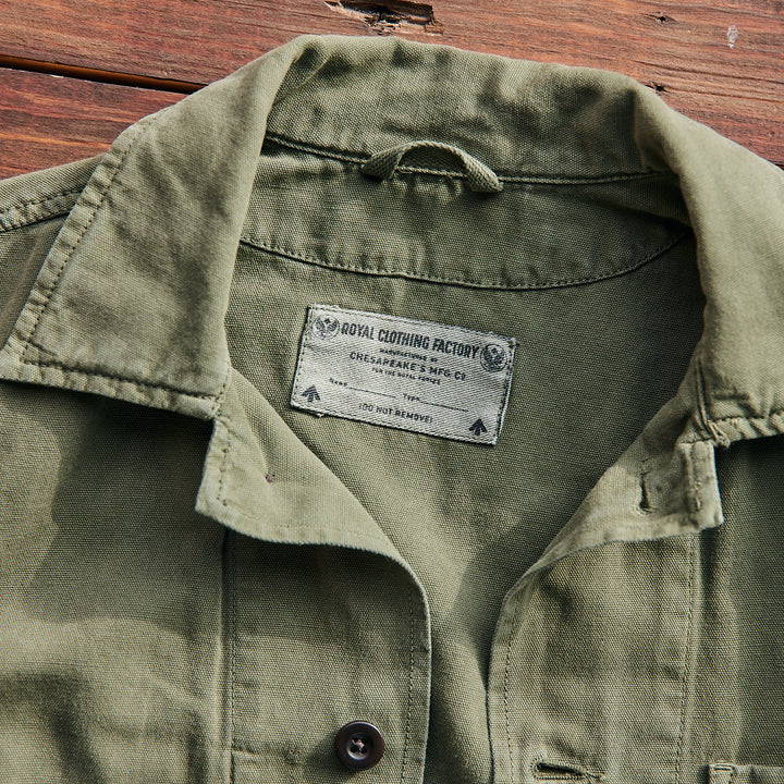 CHESAPEAKE'S - Jakke/overshirt - "St. Malo" - Army grøn