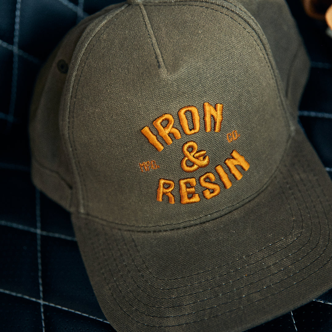 Iron & Resin - Waxed Canvas Cap - Green