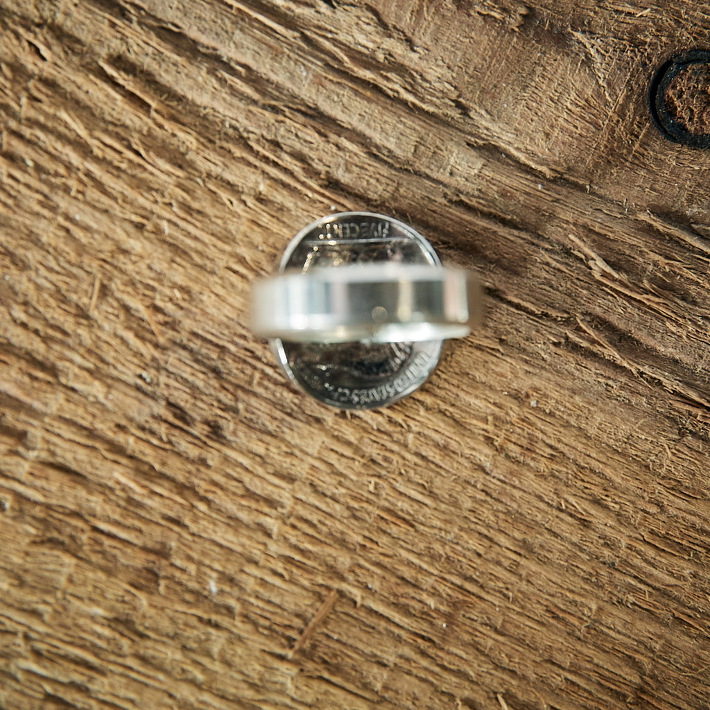 SØLVRING - Silver 5 cent Ring "Tails - Buffalo