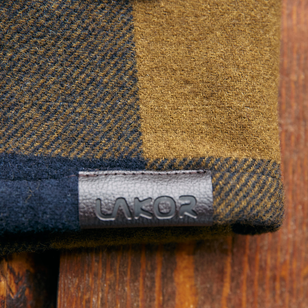 Lakor - BIRLER WOOL JACKET - Brun/navy