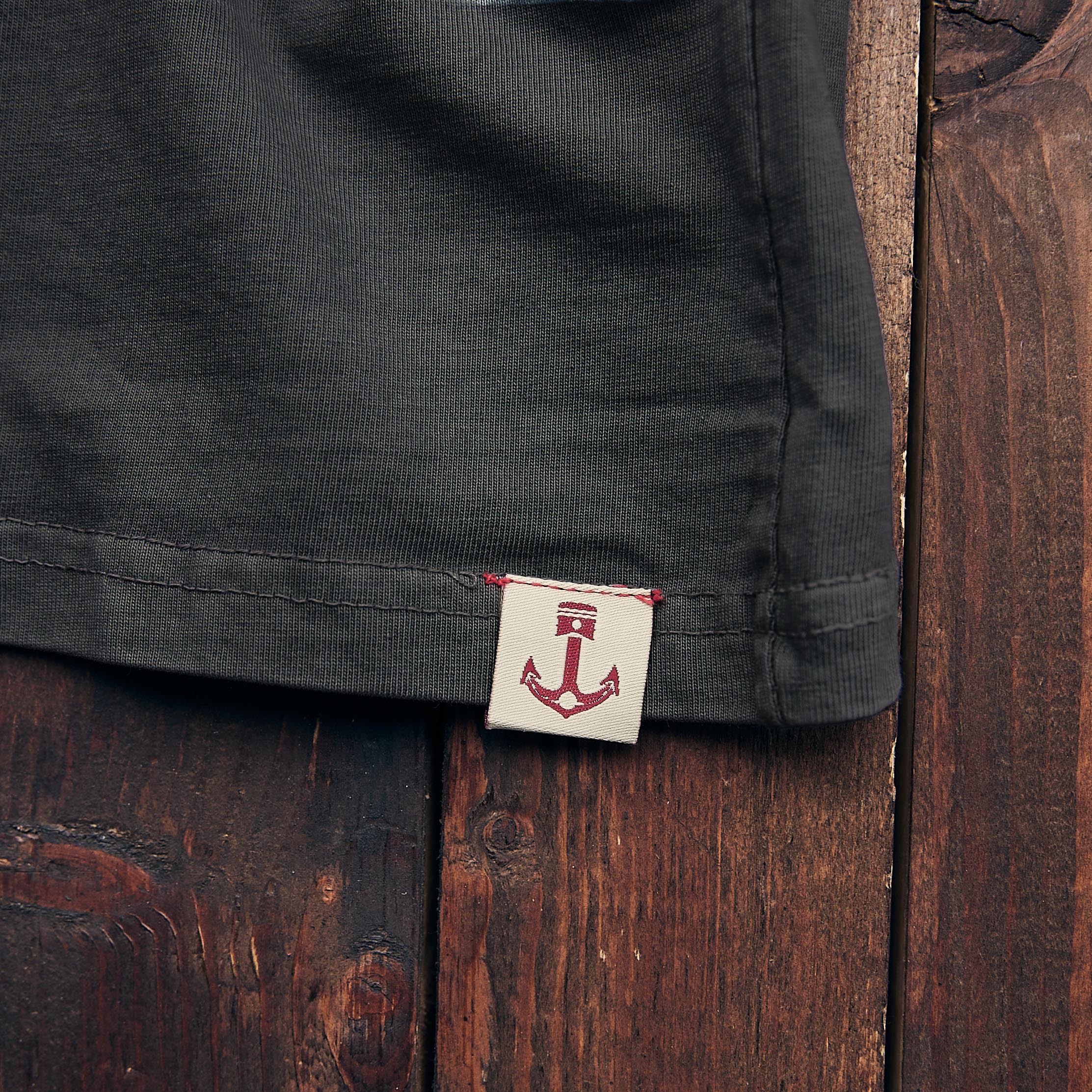 Iron & Resin - Faded Pocket Tee - Charcoal Black