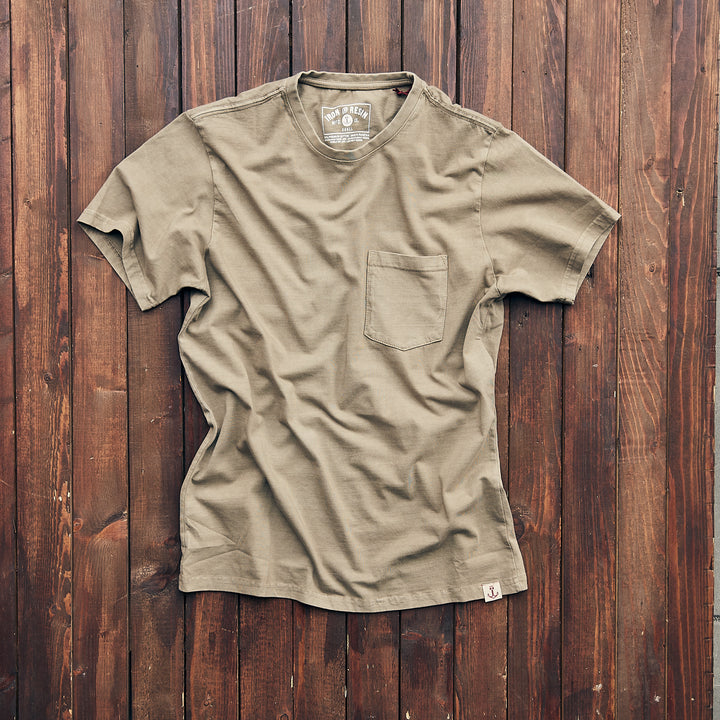 Iron & Resin - Faded Pocket Tee - Bronze