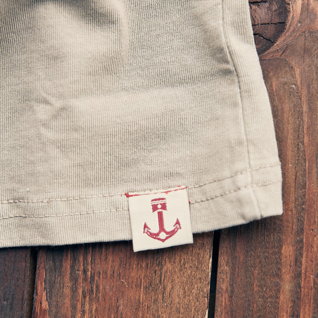 Iron & Resin - Faded Pocket Tee - Natural