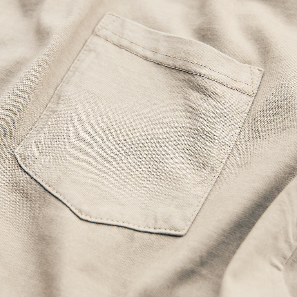 Iron & Resin - Faded Pocket Tee - Natural